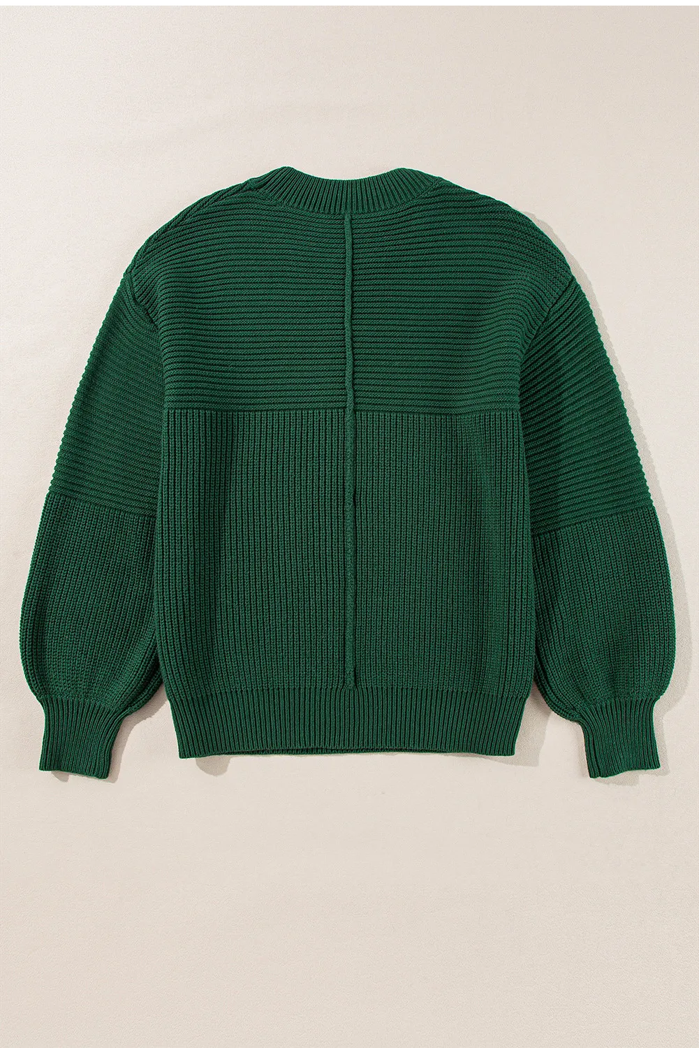 Monica | Round neck sweater with low shoulders - Image 7