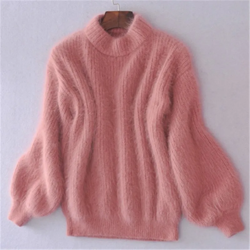 Mónica® | Vintage angora-style sweater: loosely knitted and plain. - Image 3
