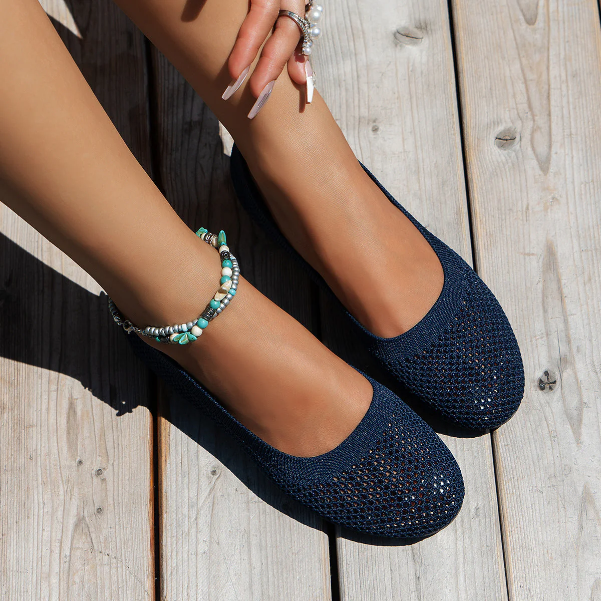 Mónica® | Women'S Breathable Knit Ballet Shoes - Image 9