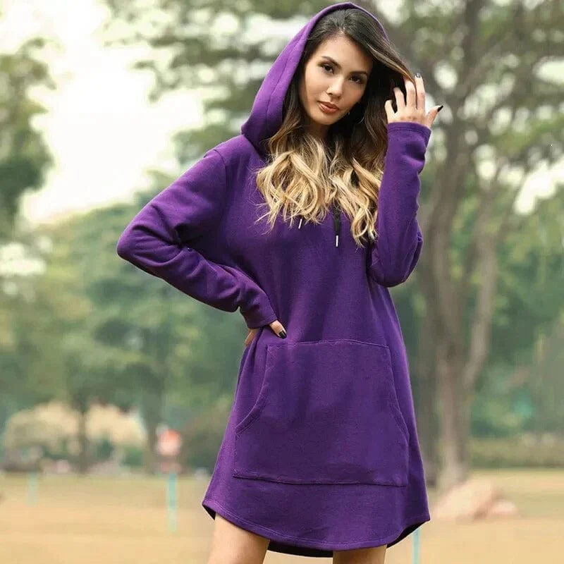 Monica® | Women's hooded sweater dress - Image 4