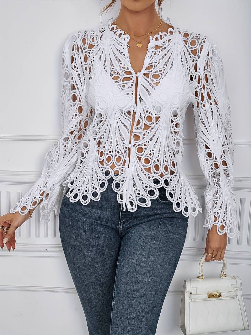 Montserrat® | Asymmetrical Blouse With Cut-Outs - Image 7