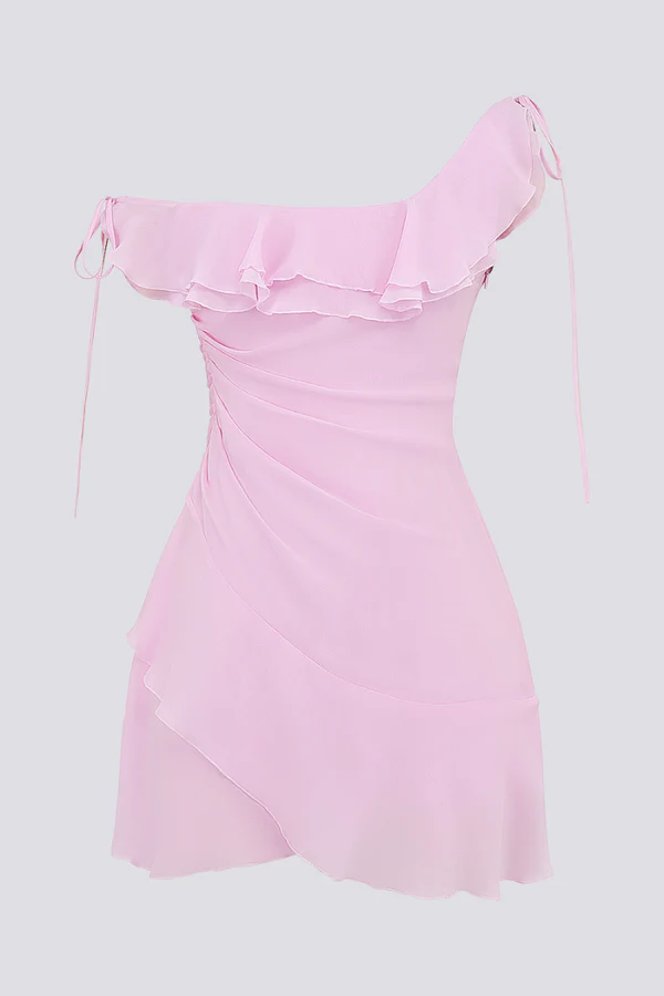 Nadia® | Off-Shoulder Ruffle Shirt Mini Dress - Image 9