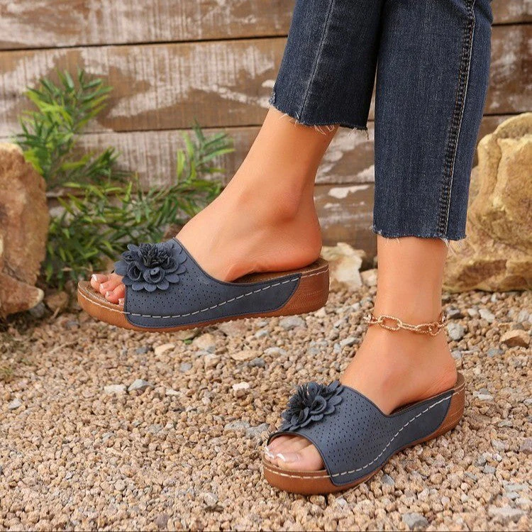 Nahir® | Women'S Flower-Embellished Slide Sandals - Image 10