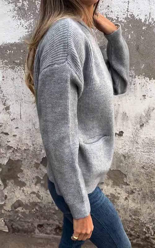 Natalia | Cotton zip-up cardigan - Image 3