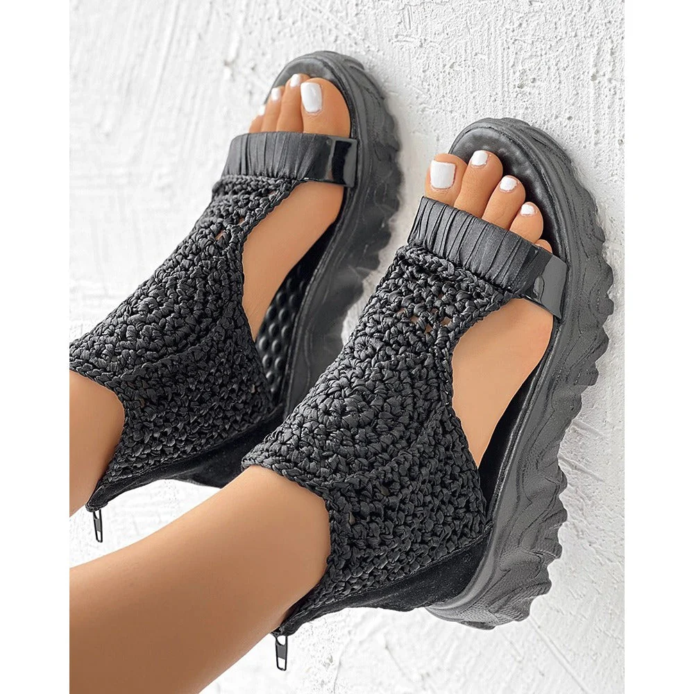 Natalia® | Dames Braided Sandals - Image 3