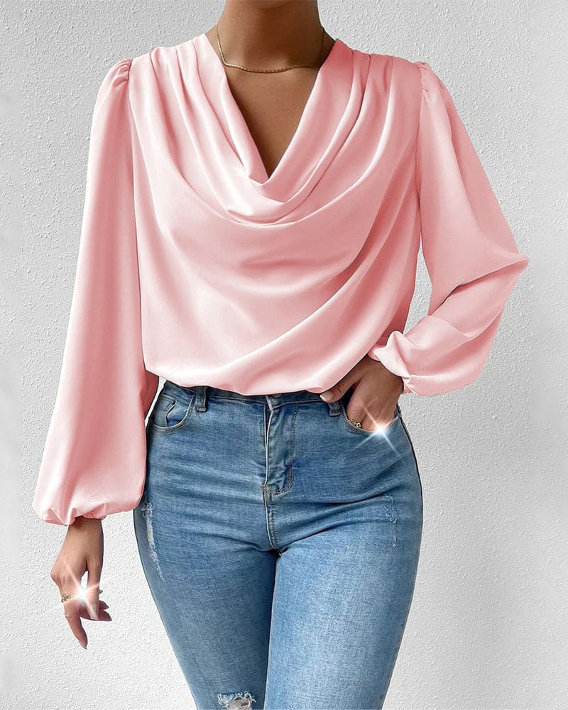 Natalia® | Loose-Fitting Long-Sleeved Blouse - Image 2