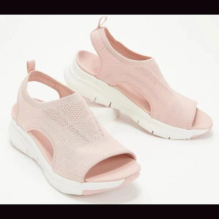 Natalia® | Women'S Breathable Knit Open Toe Slip-On Sandals - Image 6