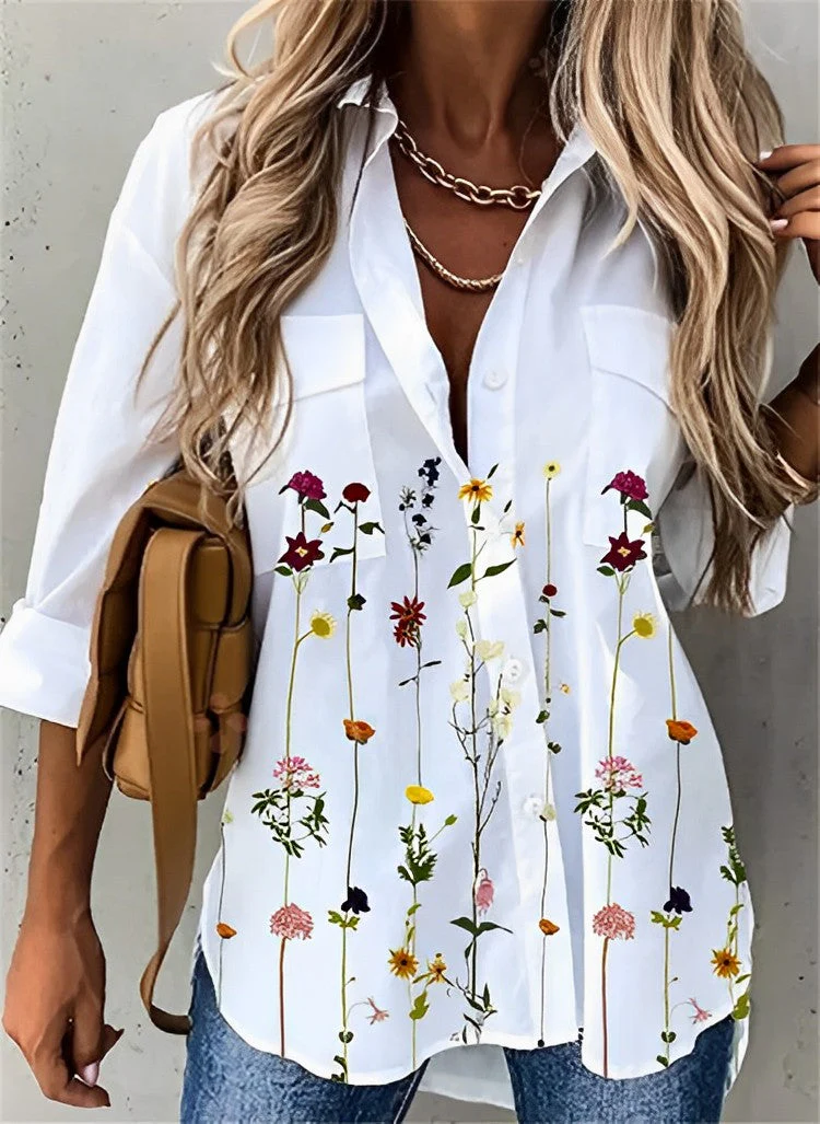 Natalie® | High Quality White Blouses With Beautiful Patterns - Image 5