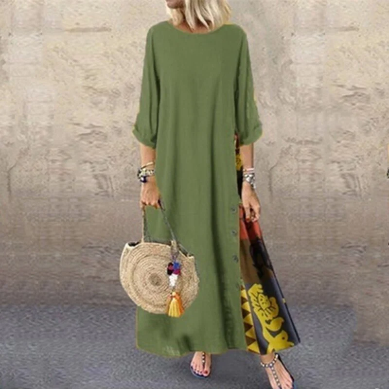 Natividad® | Cotton And Linen Summer Dress - Image 5