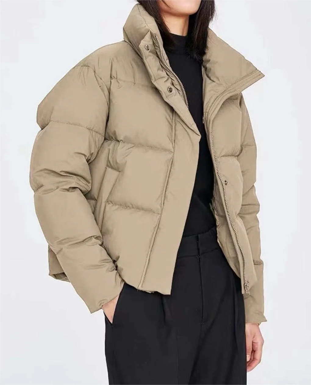 Nele | Cropped puffer jacket for women