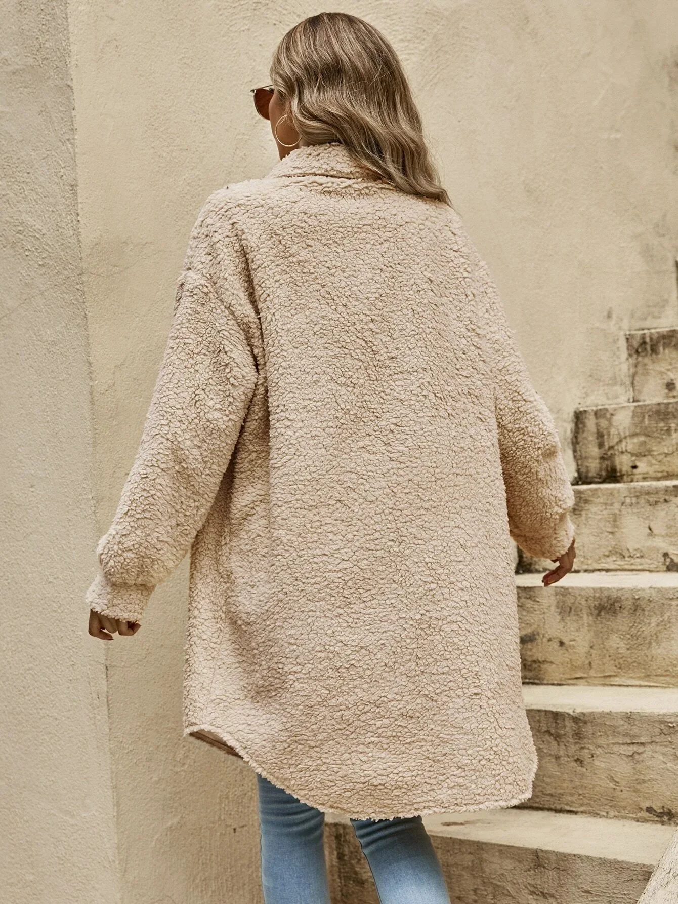 Nerea | Loose Casual Cardigan Bread Coat - Image 15