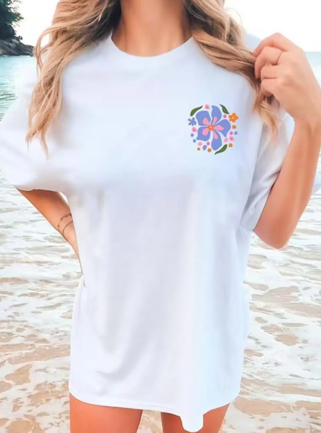 Nerina® | Floral Print T-Shirt - Image 2