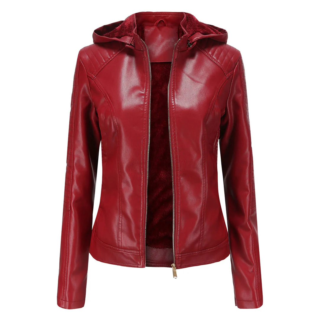 Nicole | Elegant leather jacket - Image 4
