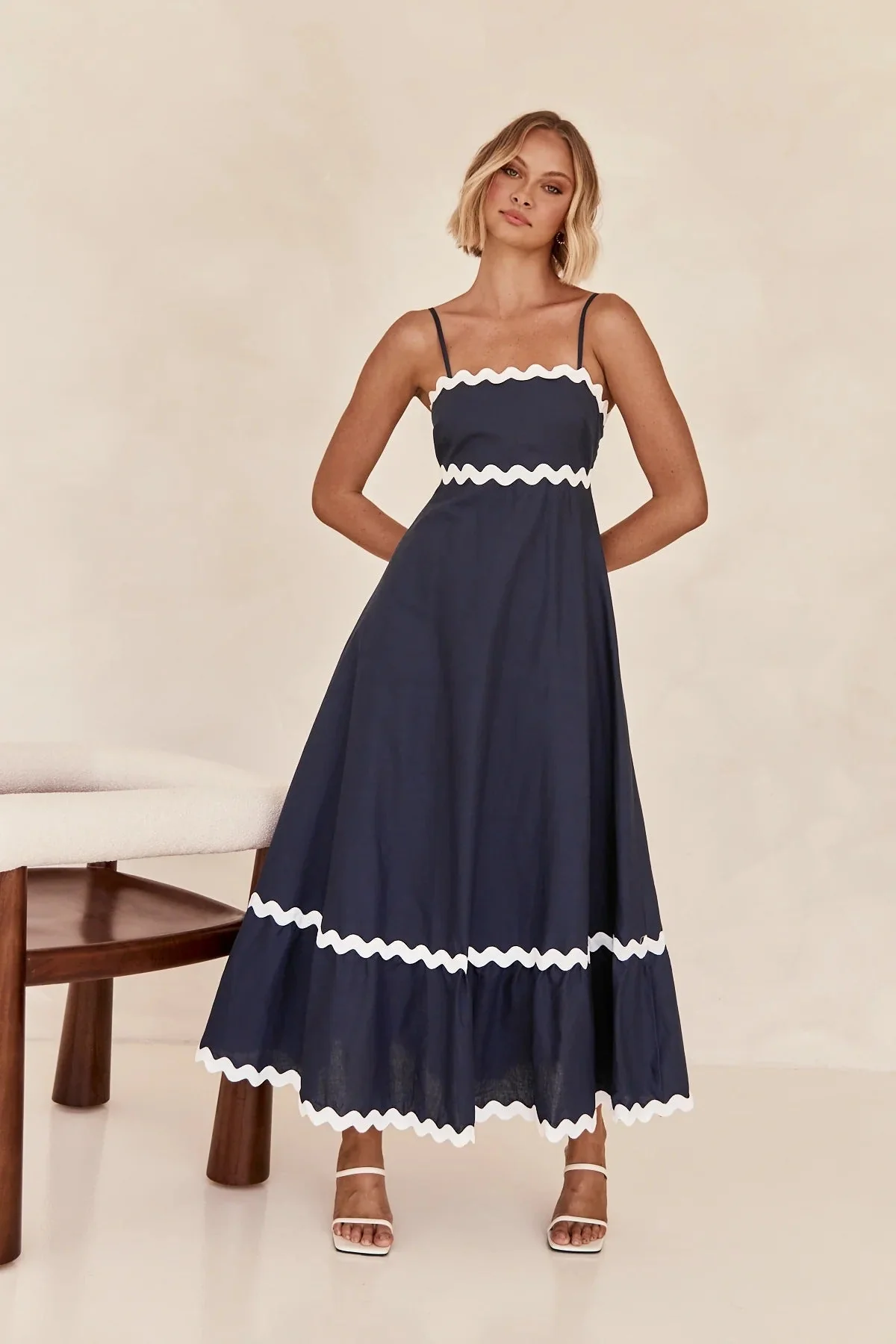 Nora® | Contrast Long Capri Dress - Image 6