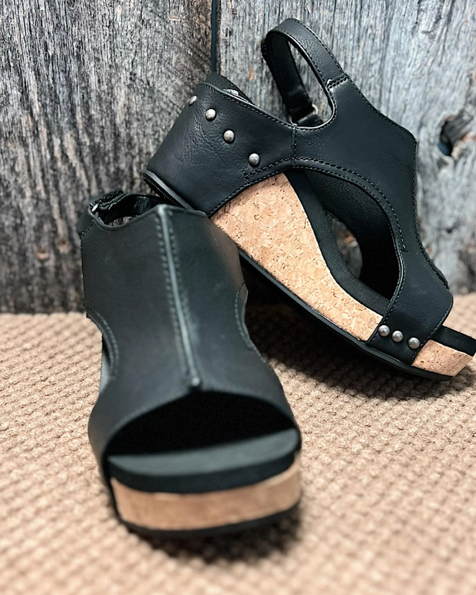 Nora® | Tulum Sandals Comfortable Open Toe Leather Wedges - Image 11