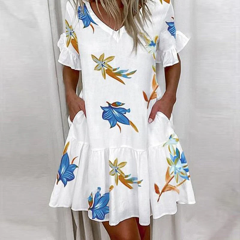 Norma® | Casual Summer Dress With Ruffles - Image 5