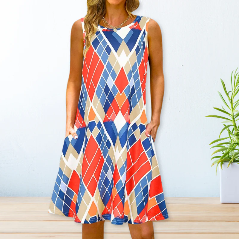 Norma® | Printed Loose Dress - Image 3