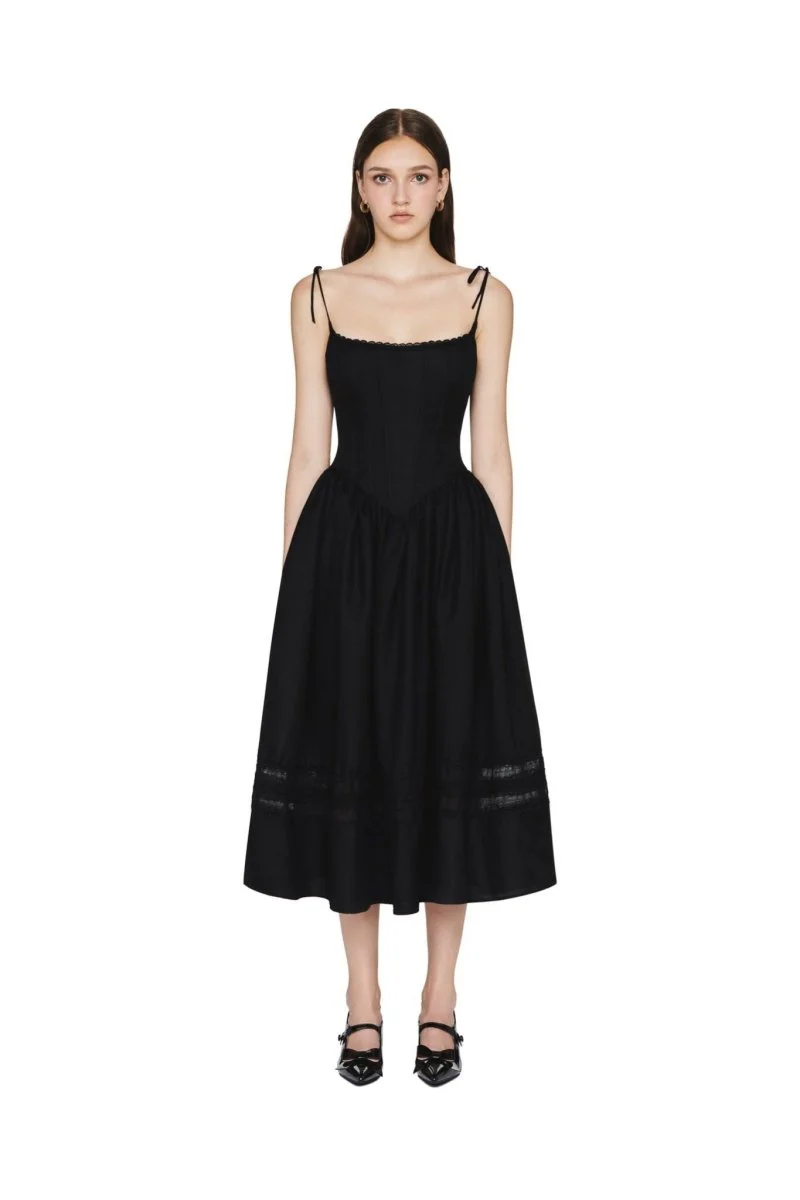 Nuria® | A-Line Midi Slip With Lace Trim - Image 2
