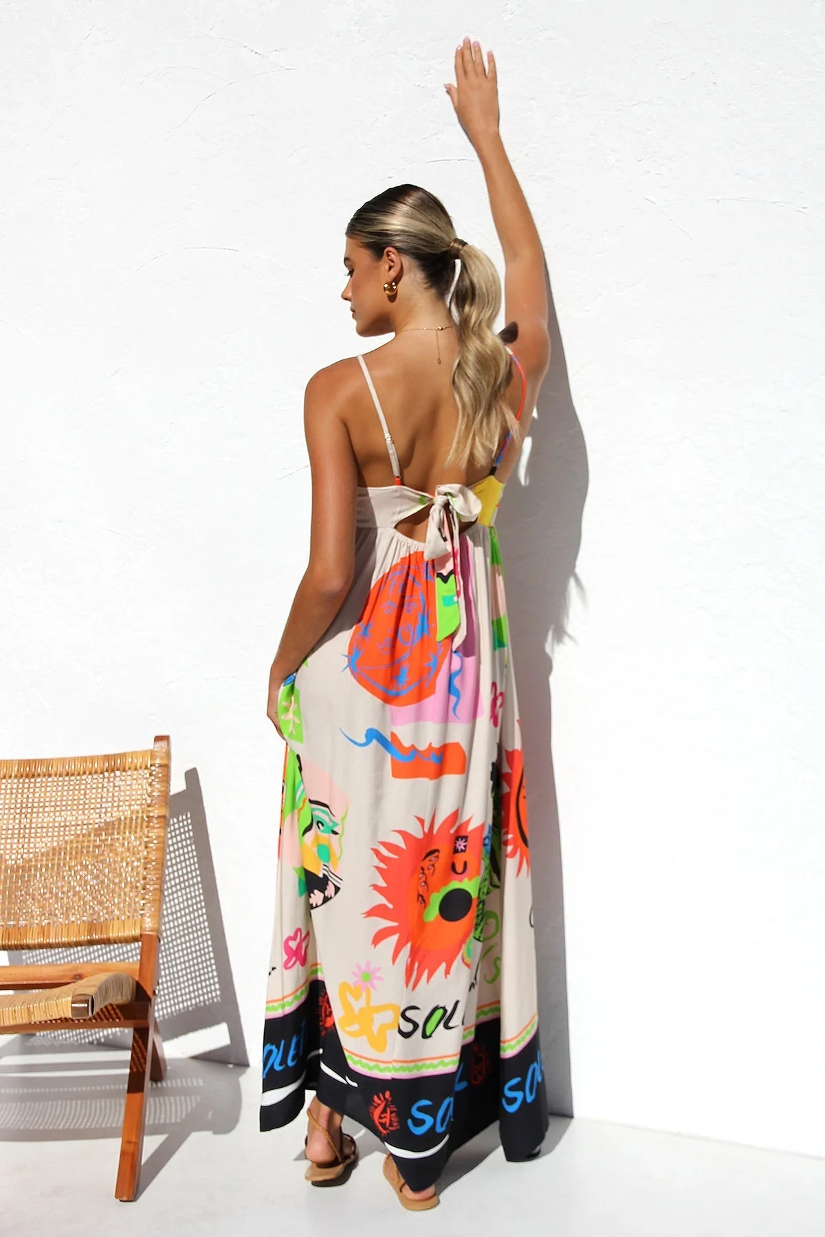 Nuria® | Dress Orange Multi