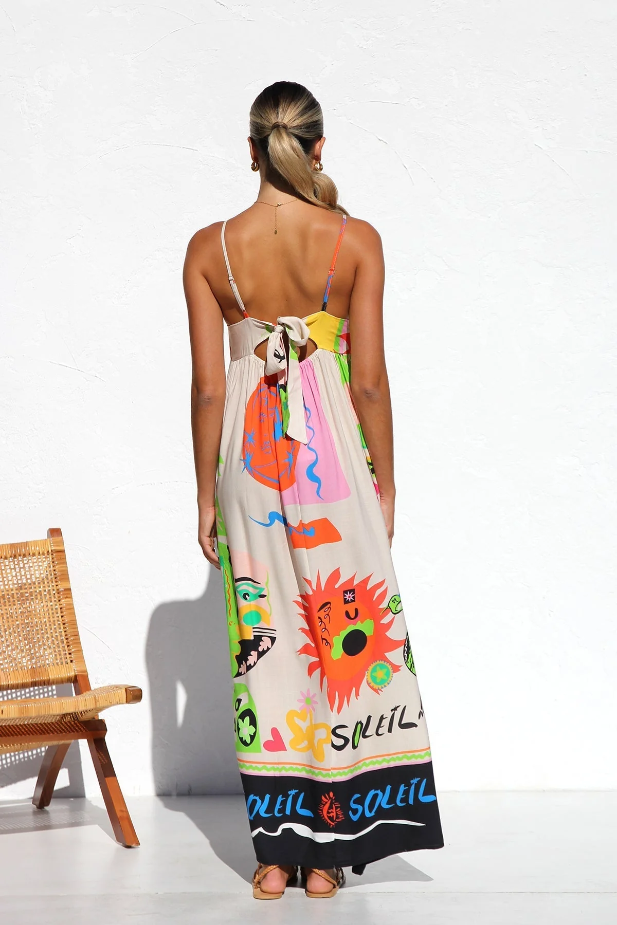 Nuria® | Dress Orange Multi - Image 6