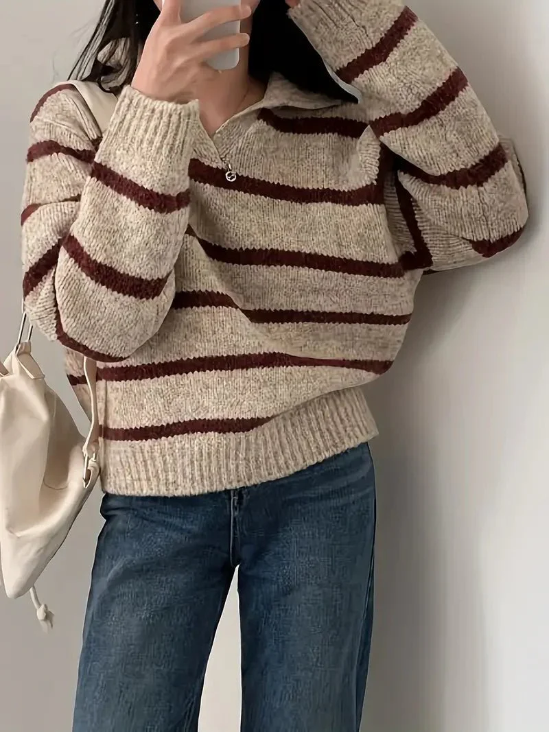 Octavia® | V-neck knitted sweater - Image 3