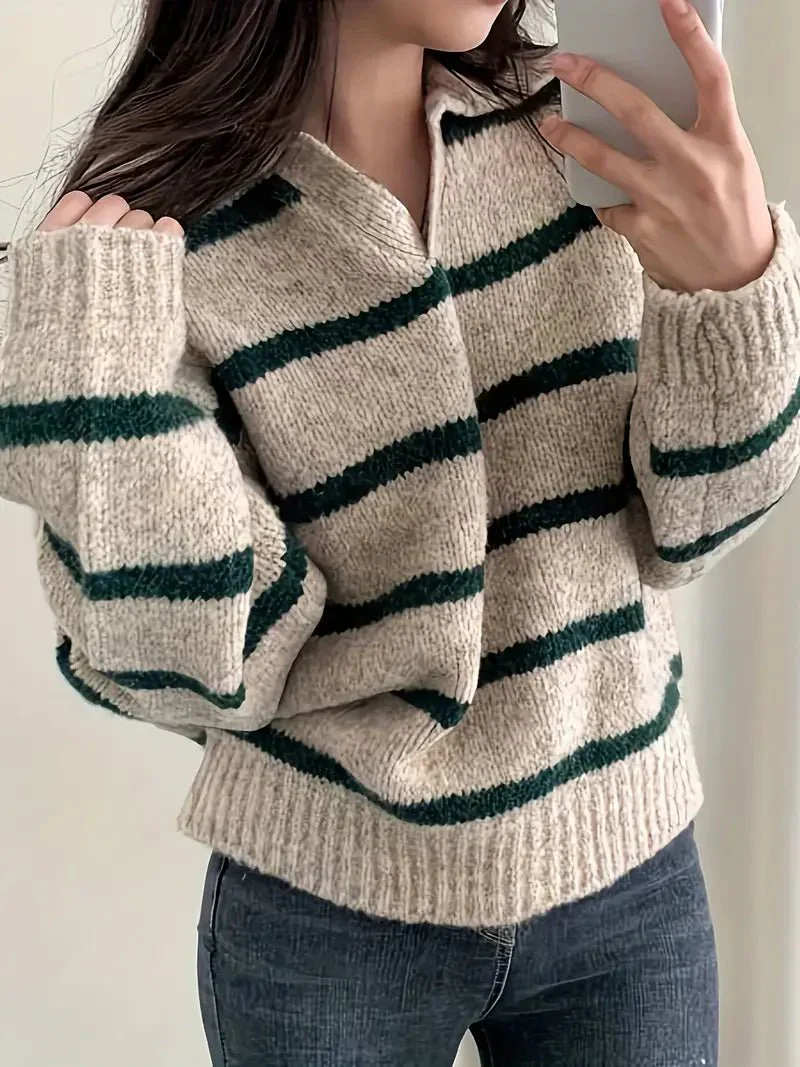 Octavia® | V-neck knitted sweater - Image 8