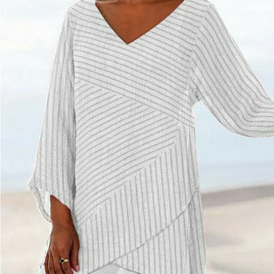 Odalis® | Blouse With Vintage Stripes - Image 4