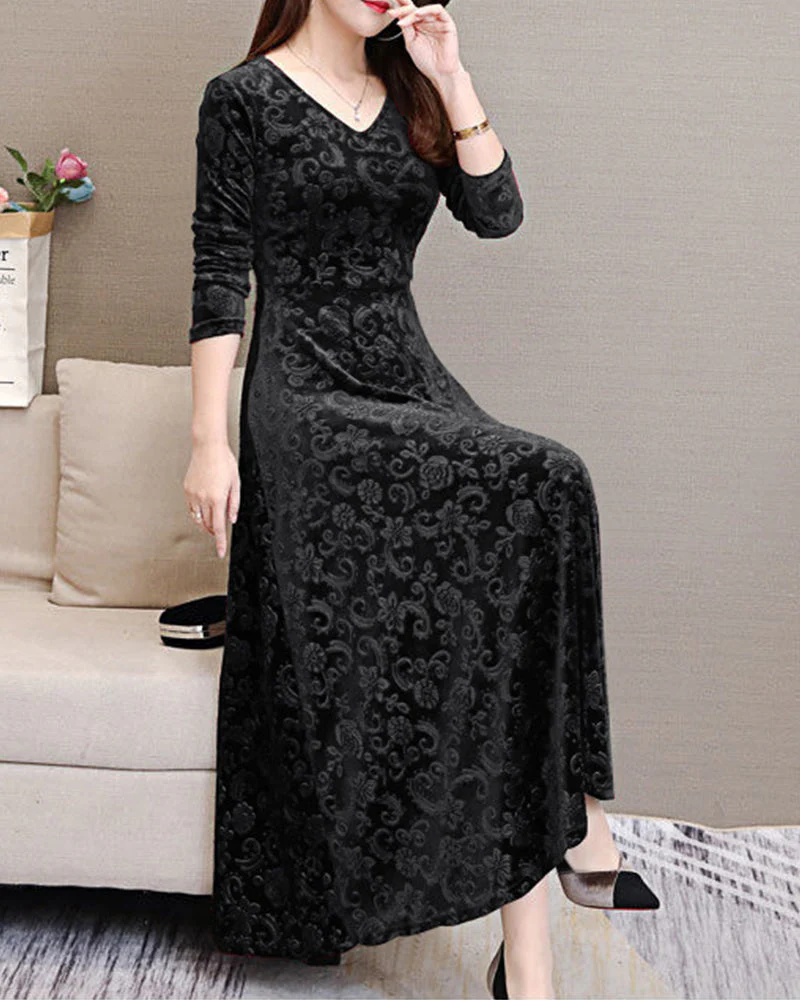 Odalis® | Elegant Velvet Dress - Image 4