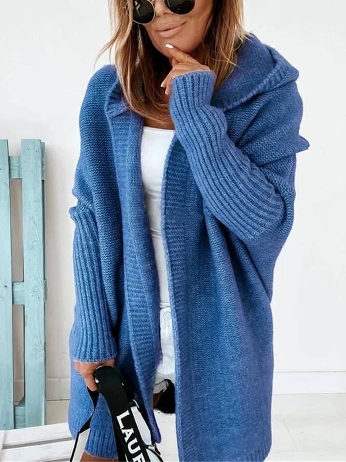 Ofelia® | Mid-length hooded coat with plain seams - Image 4