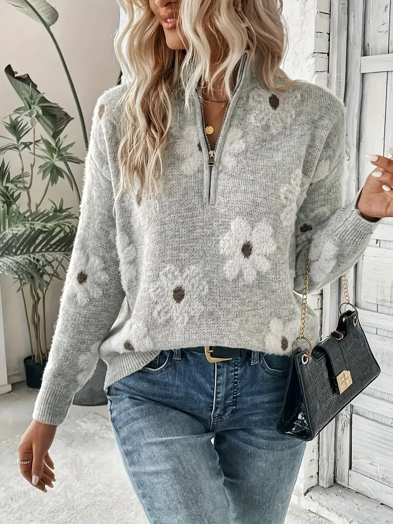 Olga | Casual and fashionable winter sweater - Image 2