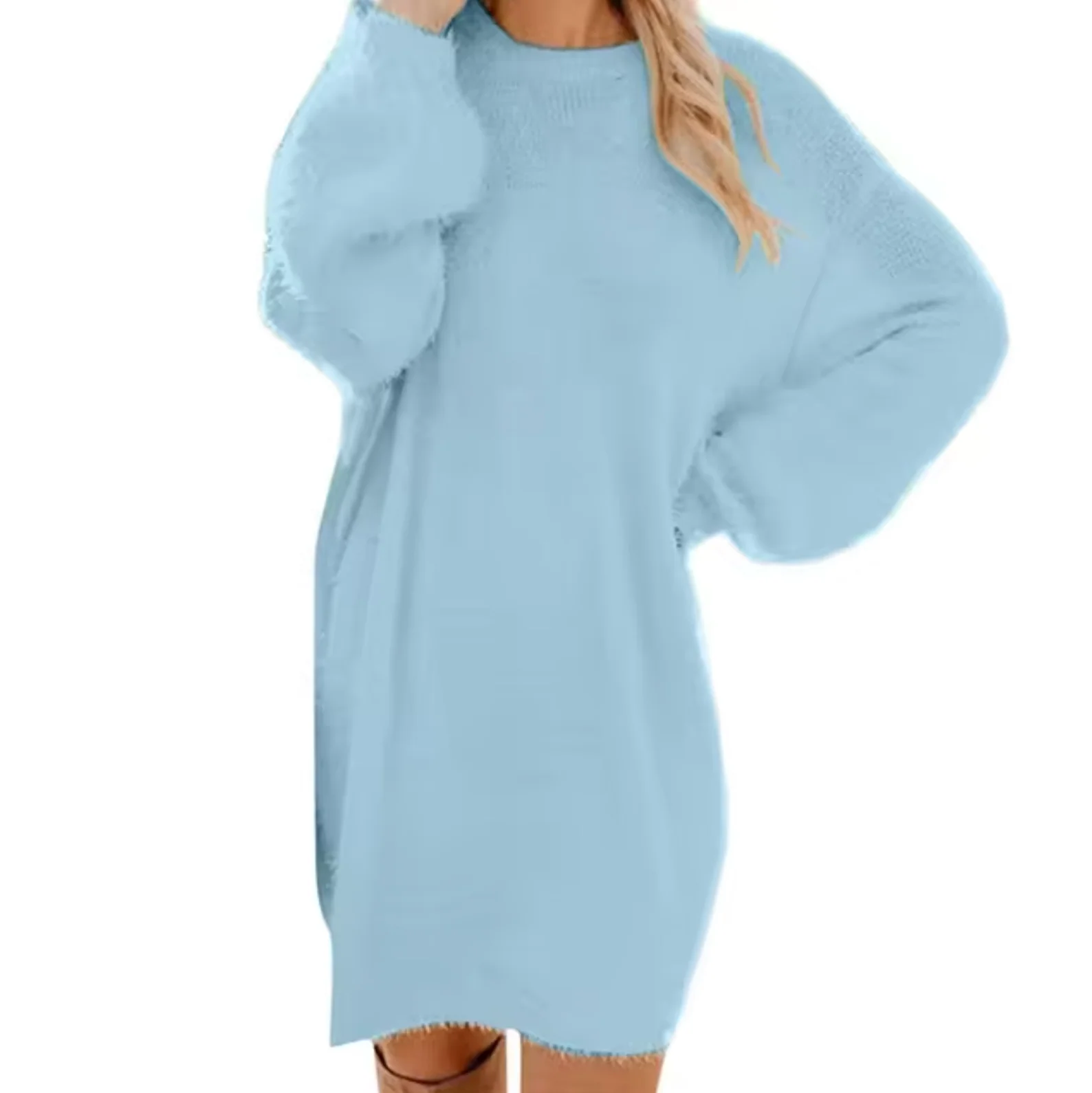 Olga | Casual knit dress - Image 4