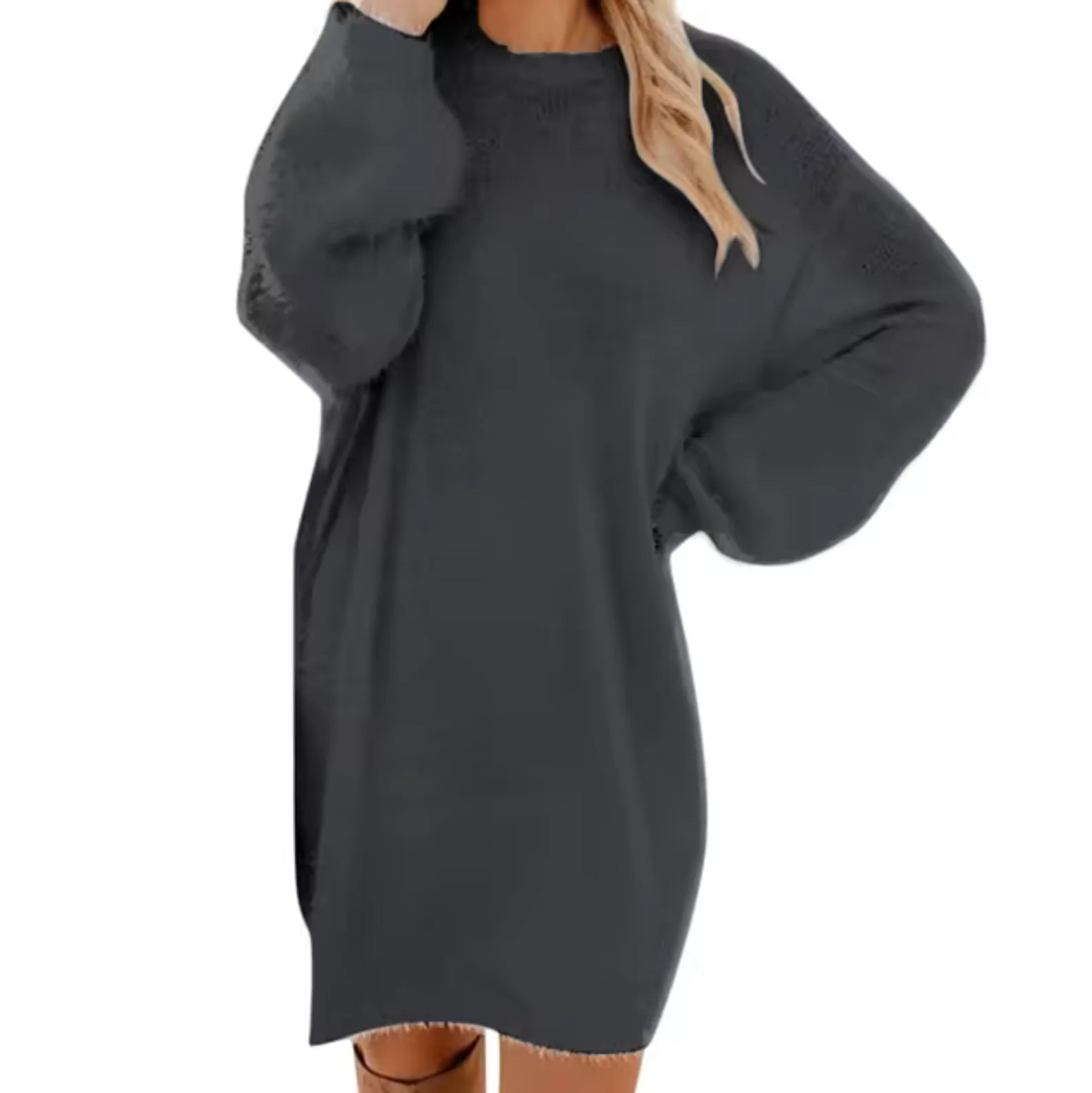 Olga | Casual knit dress - Image 6