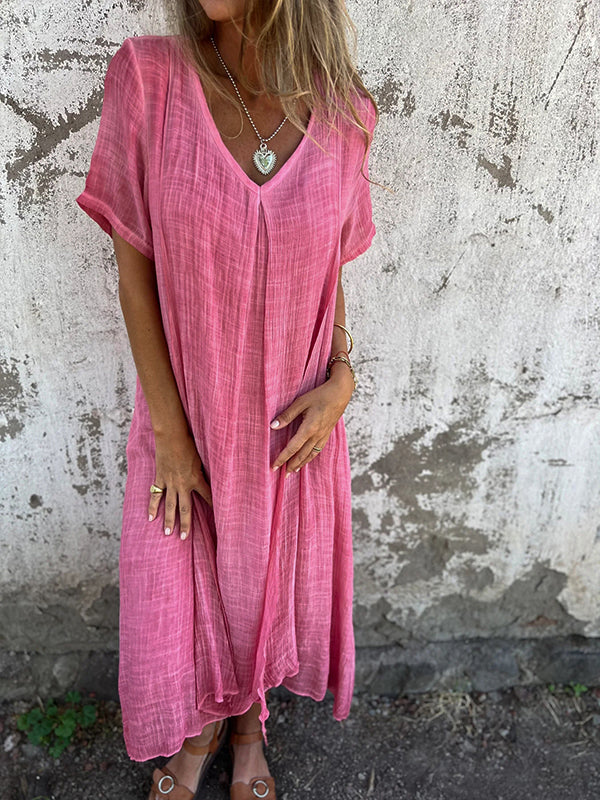 Olga® | Cotton And Linen Dress - Image 4