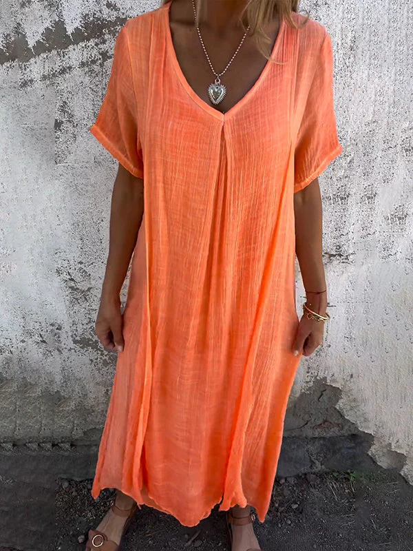 Olga® | Cotton And Linen Dress - Image 6