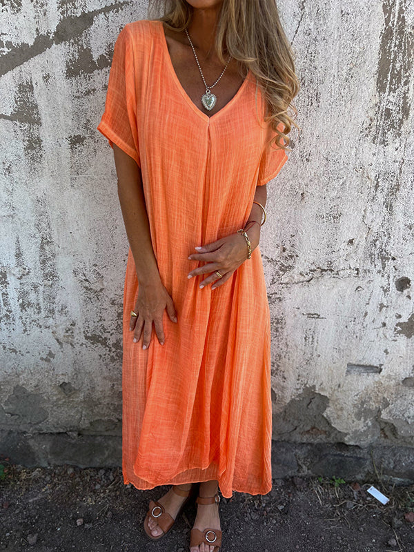 Olga® | Cotton And Linen Dress - Image 7