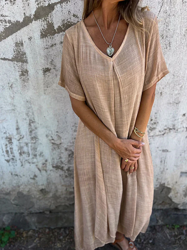 Olga® | Cotton And Linen Dress - Image 9