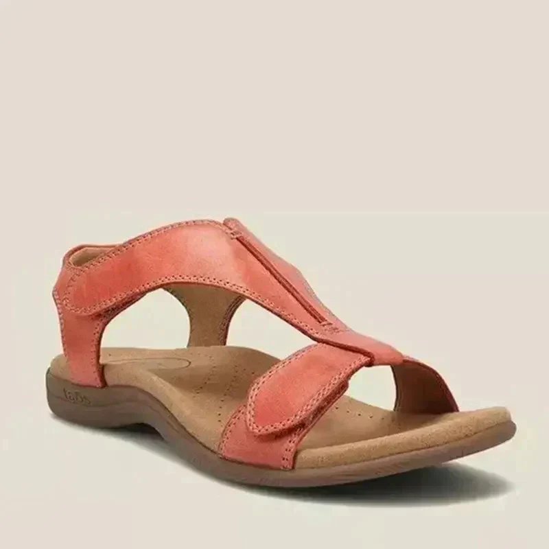 Olga® | Katie Adjustable Leather Summer Sandals With Arch Support - Image 5