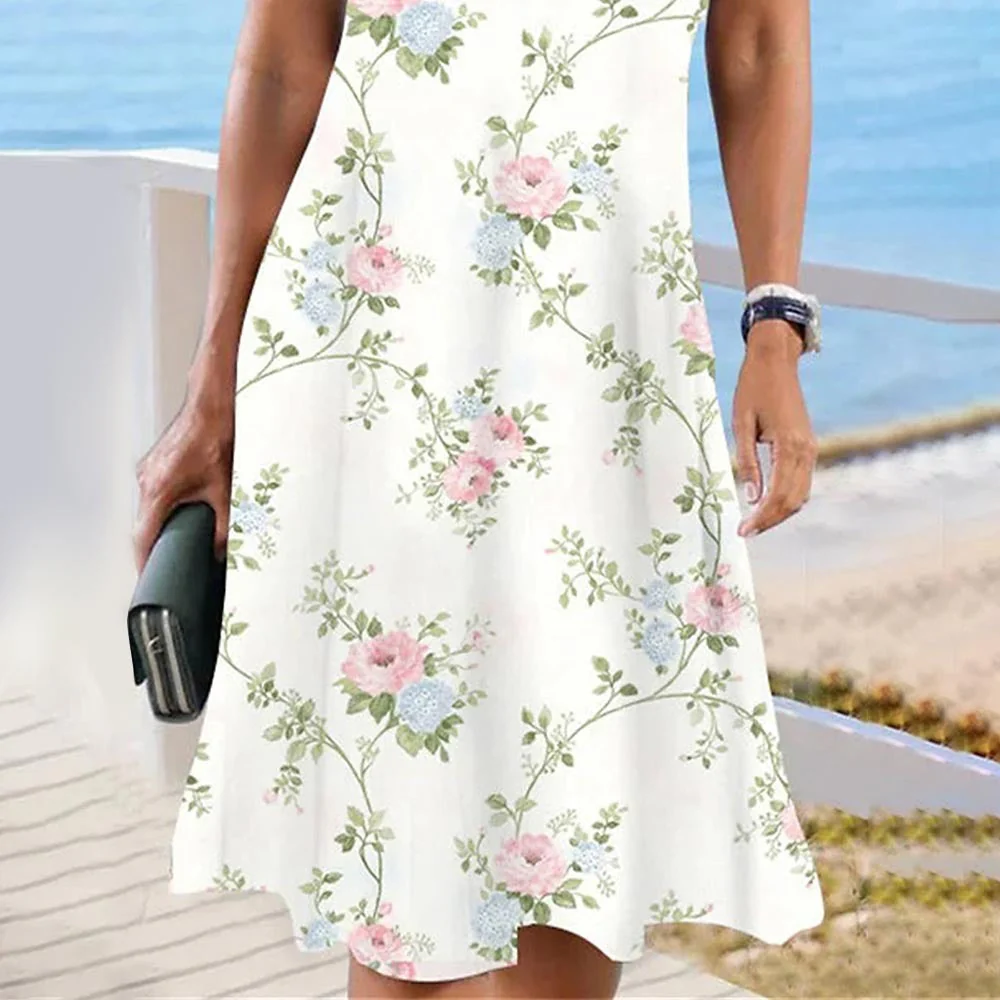 Olga® | Women'S Floral Lace Sleeve A-Line Dress - Image 3