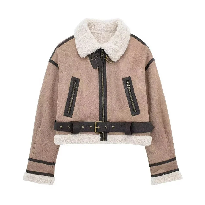 Ornella® | Exterior coat elegant and stylish with belt - Image 3