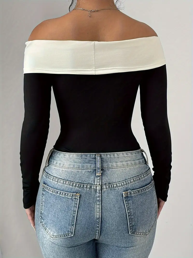 Ortensia® | Elegant Off-The-Shoulder Bodysuit - Image 5
