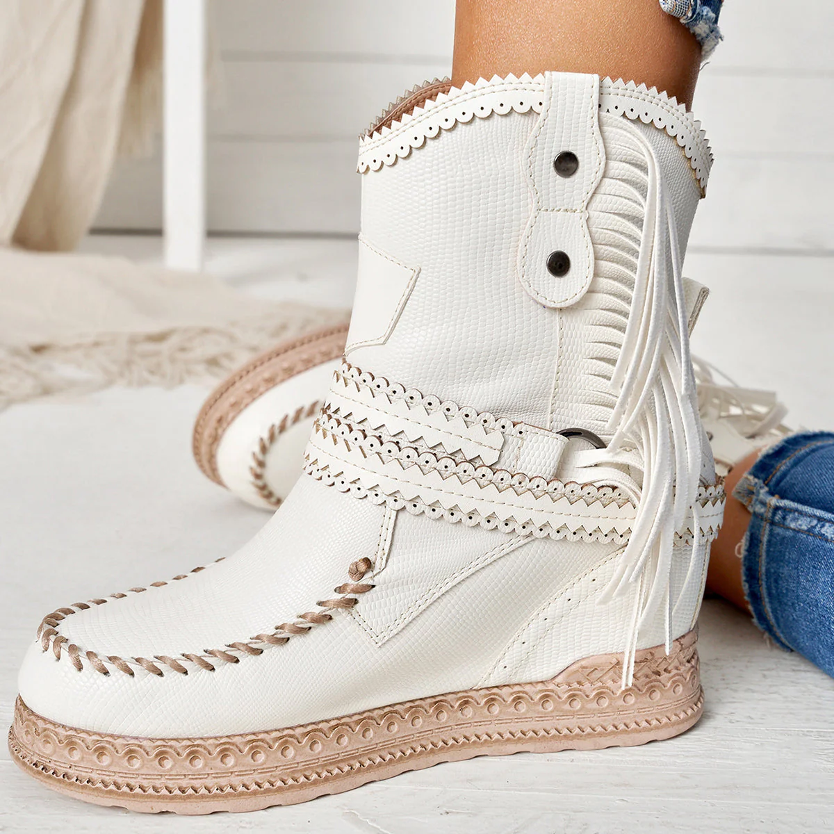 Otilia | Custom-made orthopedic casual boots. - Image 11