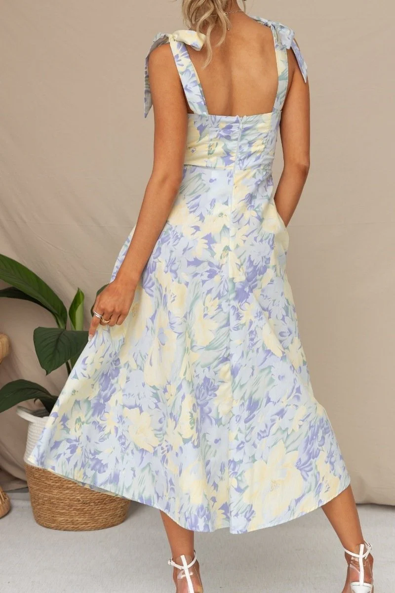 Otilia® | Printed Midi Dress With Straps - Image 3