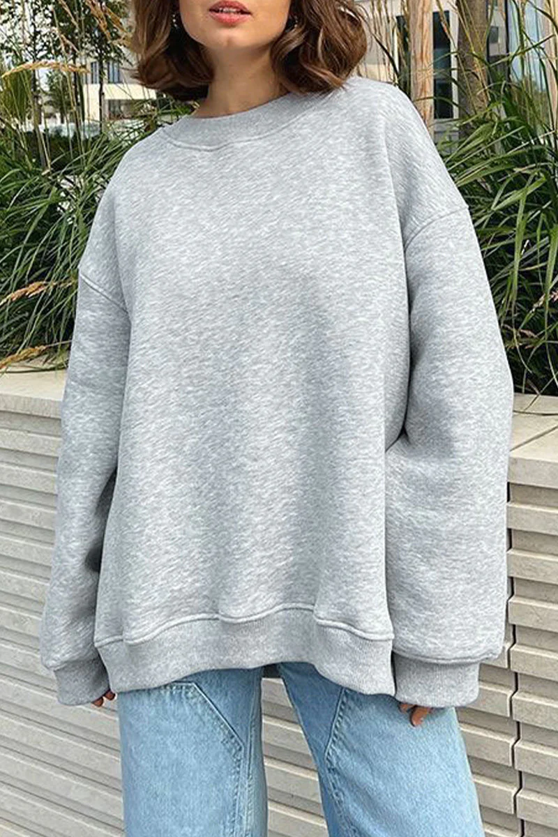 Paloma | Casual plain plain O-neck tops - Image 24