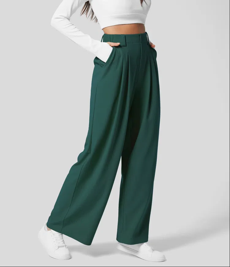 Paloma® | Casual slim fit trousers for women - Image 8