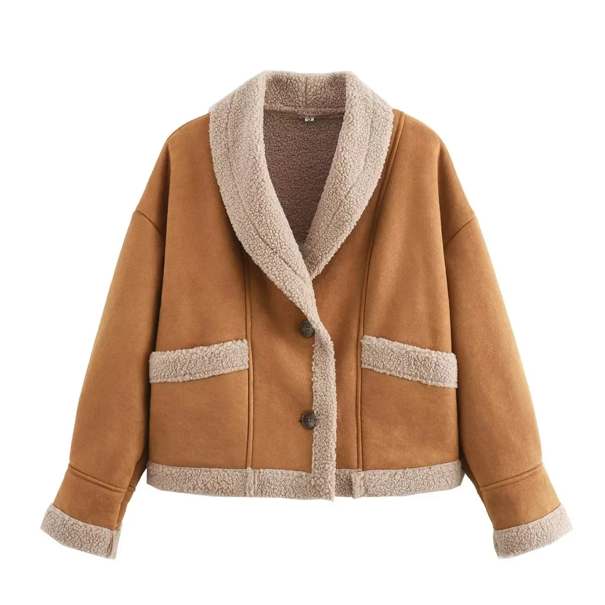 Paloma | Warm women's jacket with cuffs - Image 2