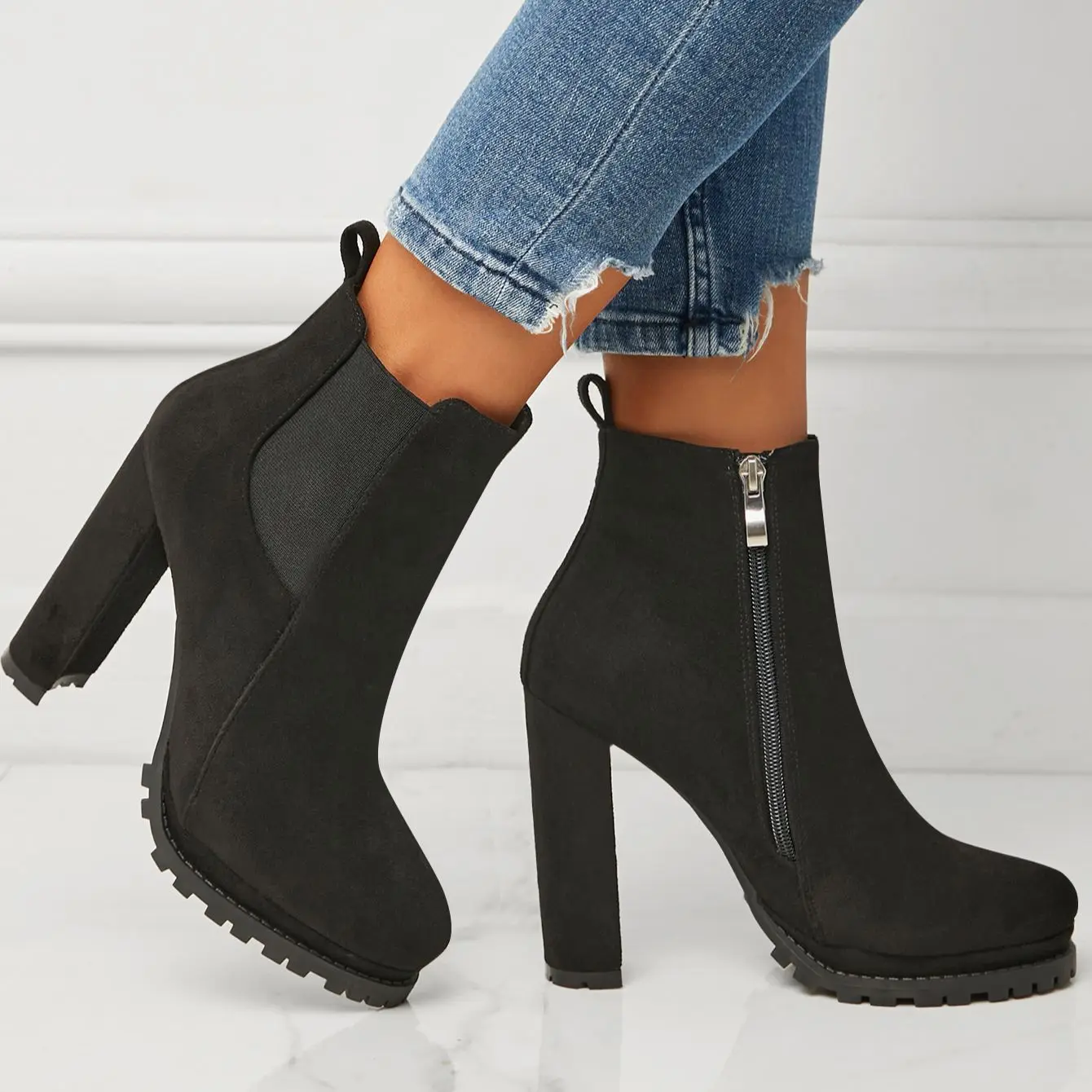 Paloma | Women's boots with a chunky heel - Image 6