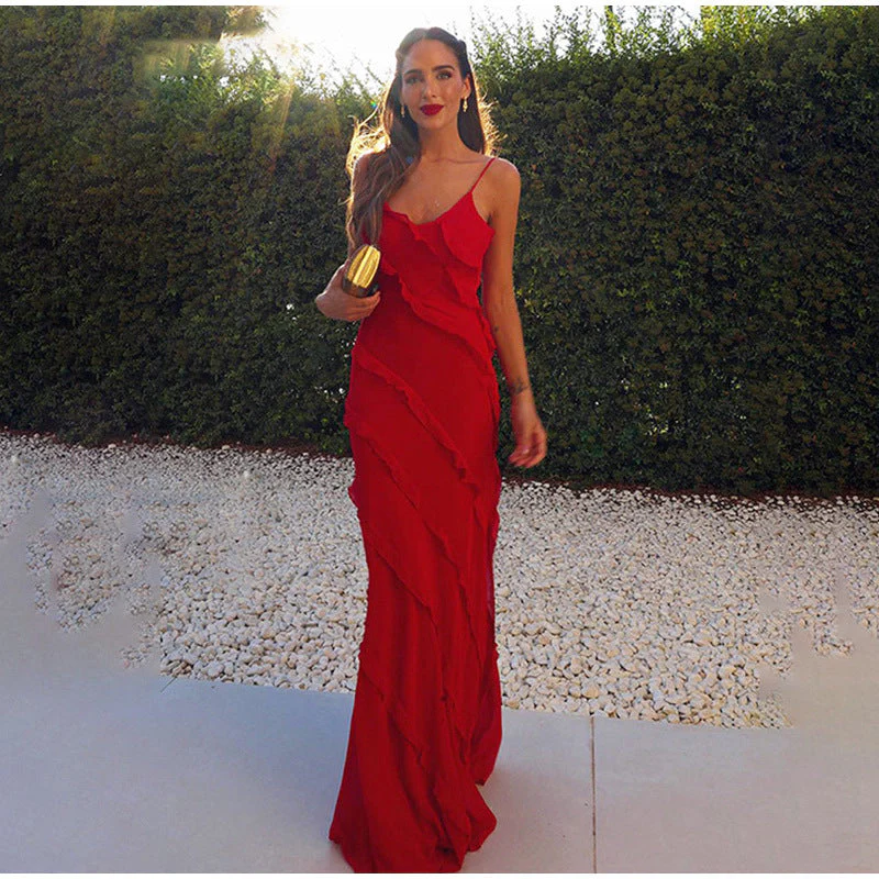 Patricia® | Elegant Long Dress With Ruffles - Image 4