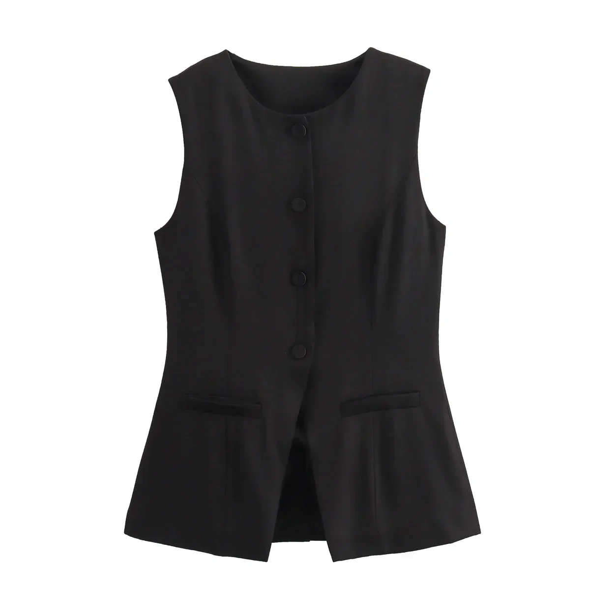 Patricia® | Elegant women's two-piece set vintage short sleeve button placket - Image 2