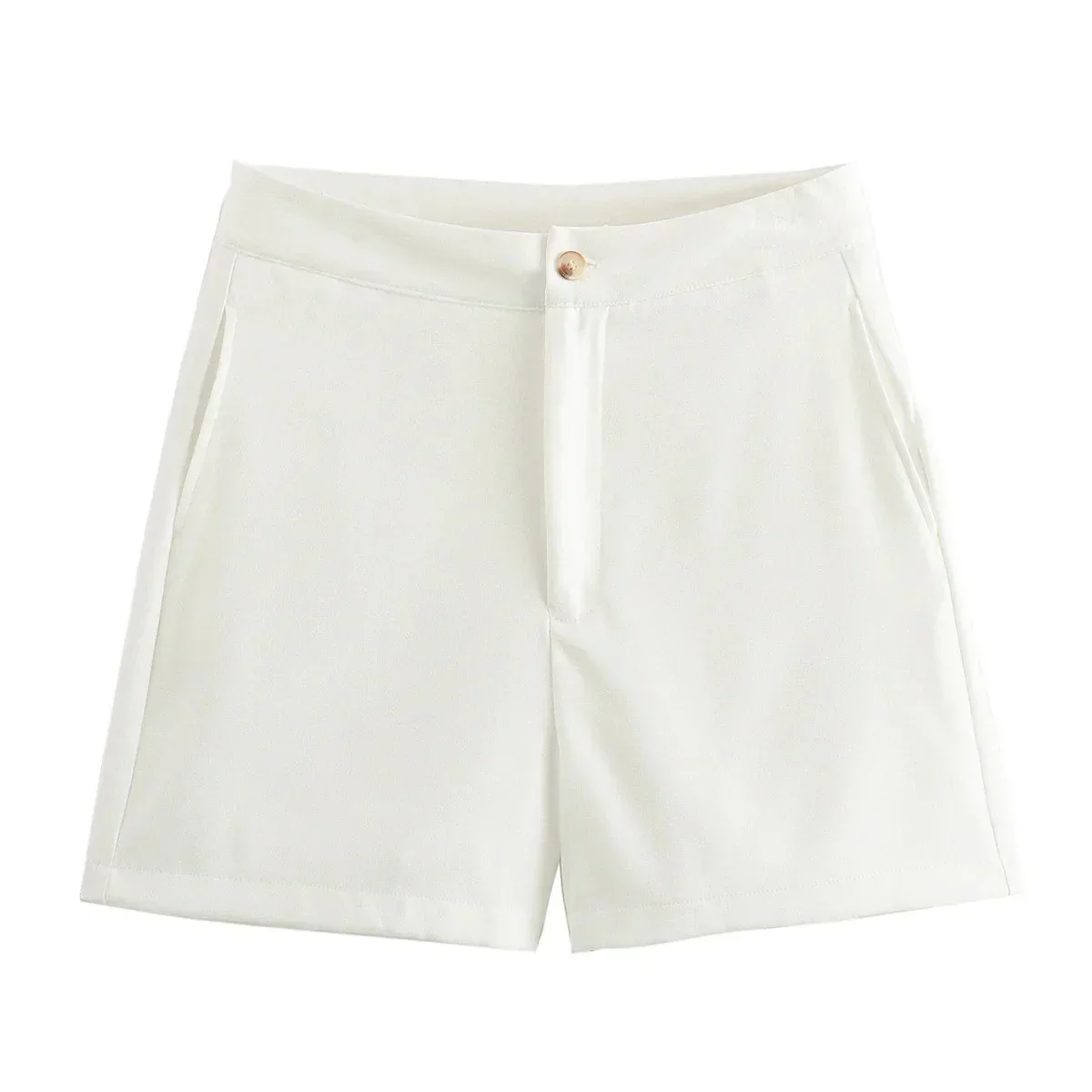 Patricia® | Elegant women's two-piece set vintage short sleeve button placket - Image 4