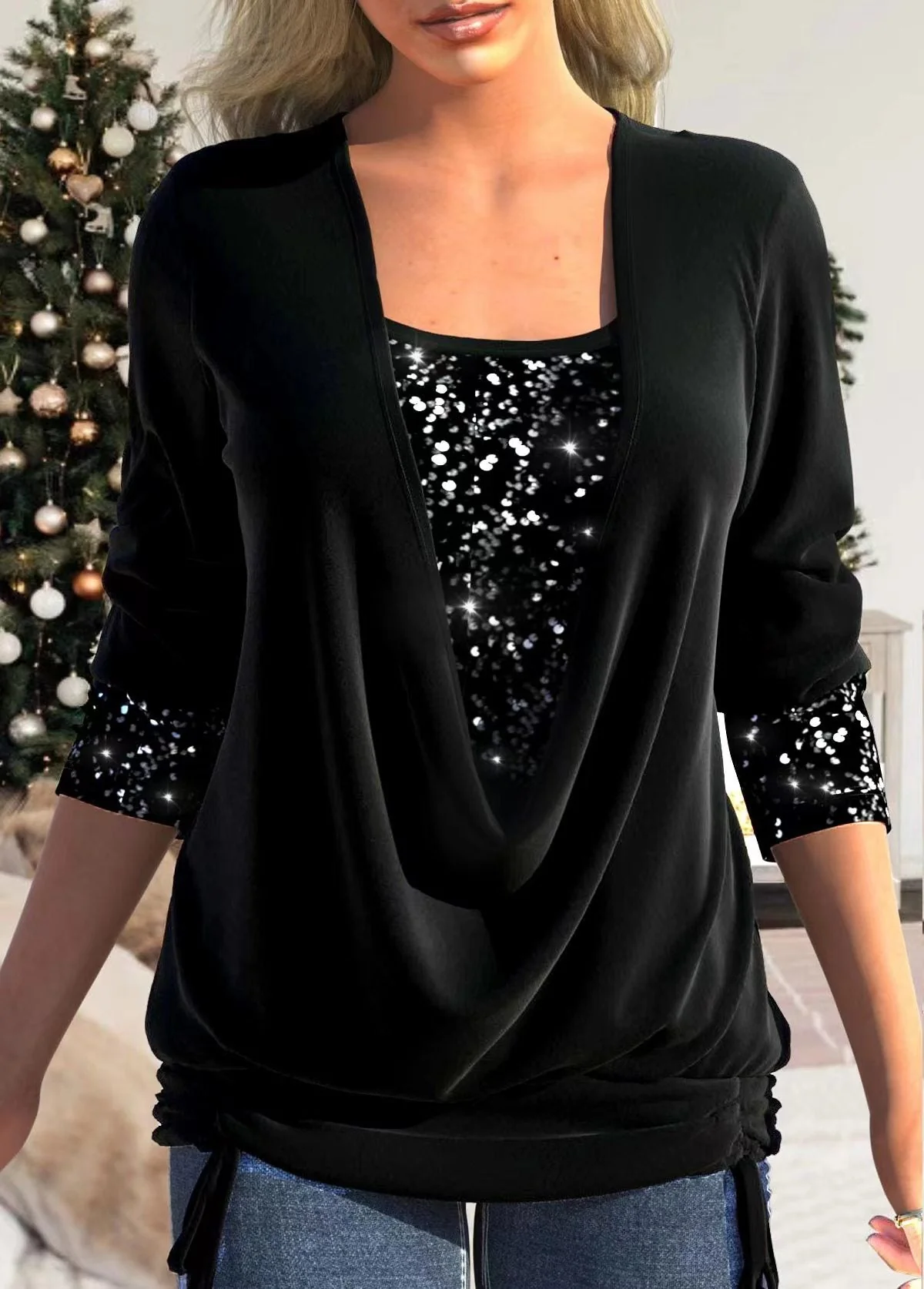 Patricia® | Long-Sleeved Women'S Shirt With Sequins - Image 7